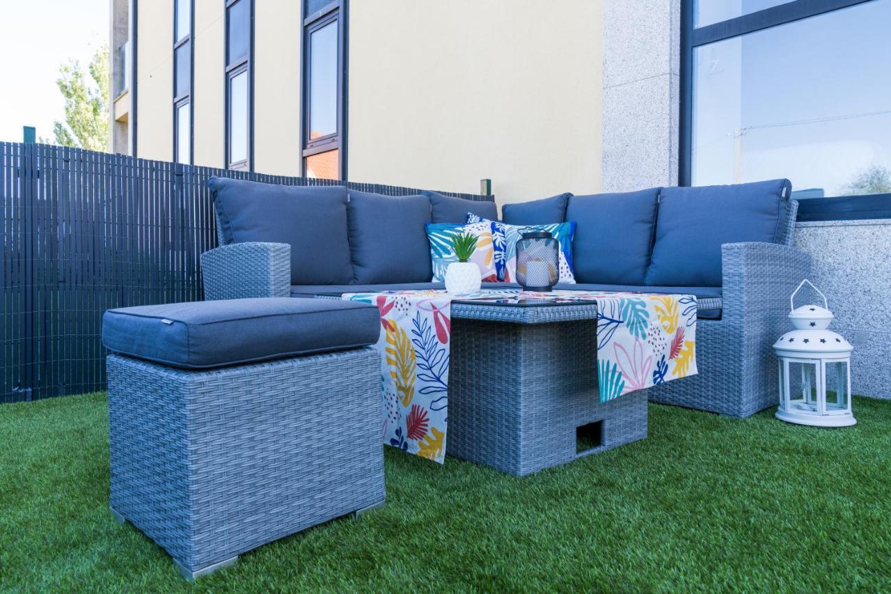 Garden Fisterra - Jacuzzi, Jardin Privado Y Vista Mar Apartment Exterior photo