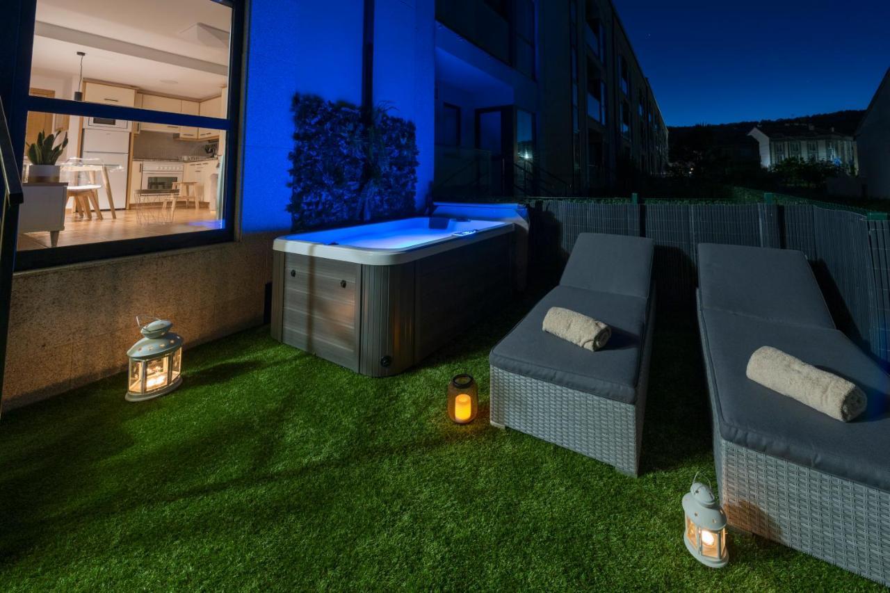 Garden Fisterra - Jacuzzi, Jardin Privado Y Vista Mar Apartment Exterior photo