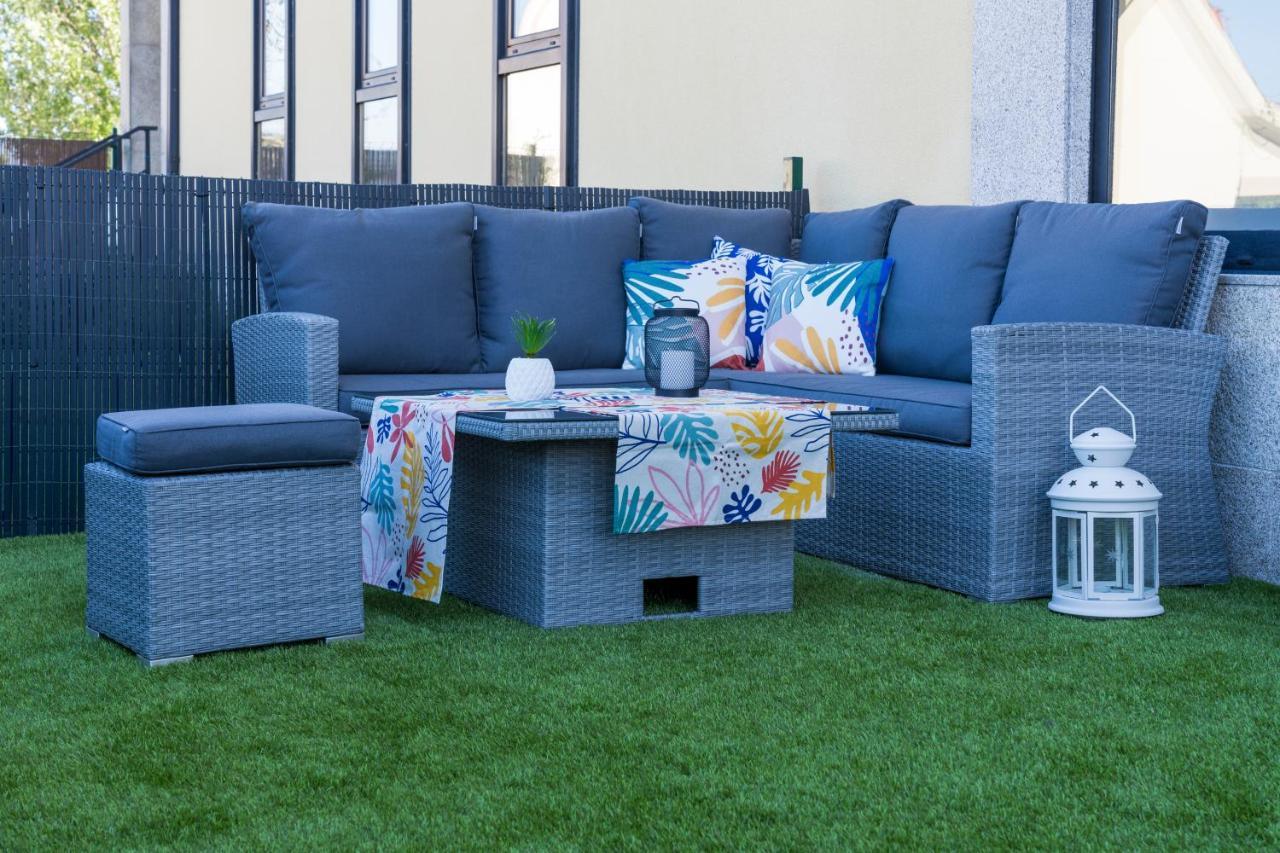Garden Fisterra - Jacuzzi, Jardin Privado Y Vista Mar Apartment Exterior photo