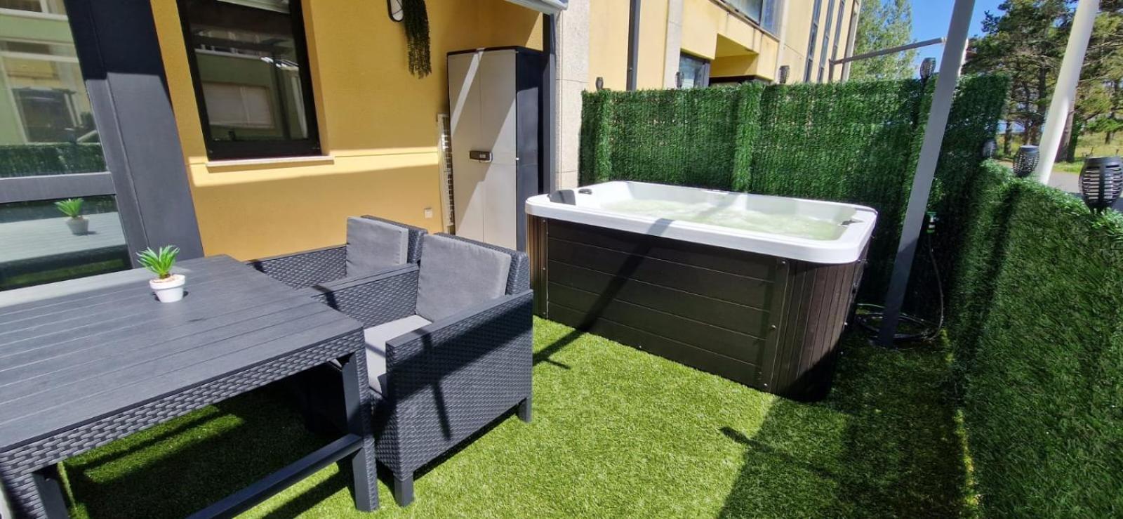 Garden Fisterra - Jacuzzi, Jardin Privado Y Vista Mar Apartment Exterior photo
